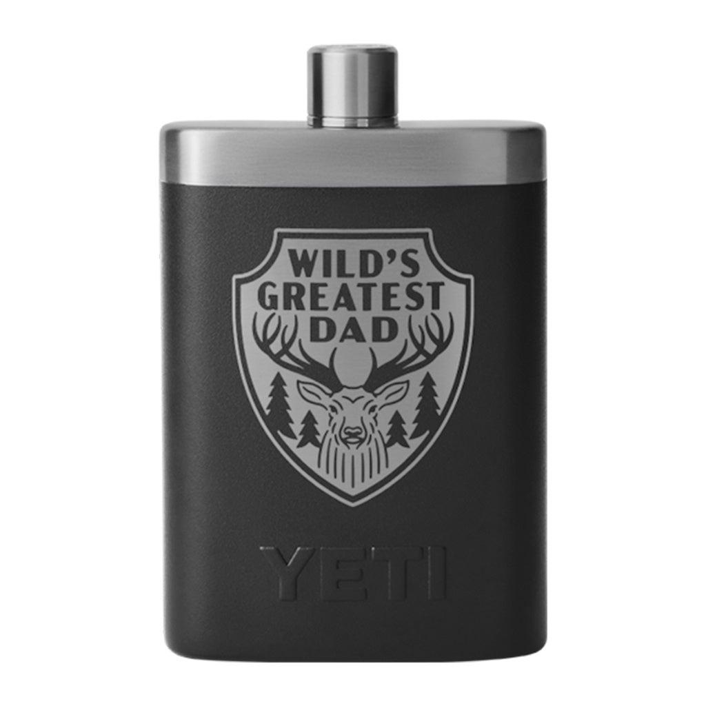 Yeti | Flask and Funnel with Custom Art. 7oz / 207ml