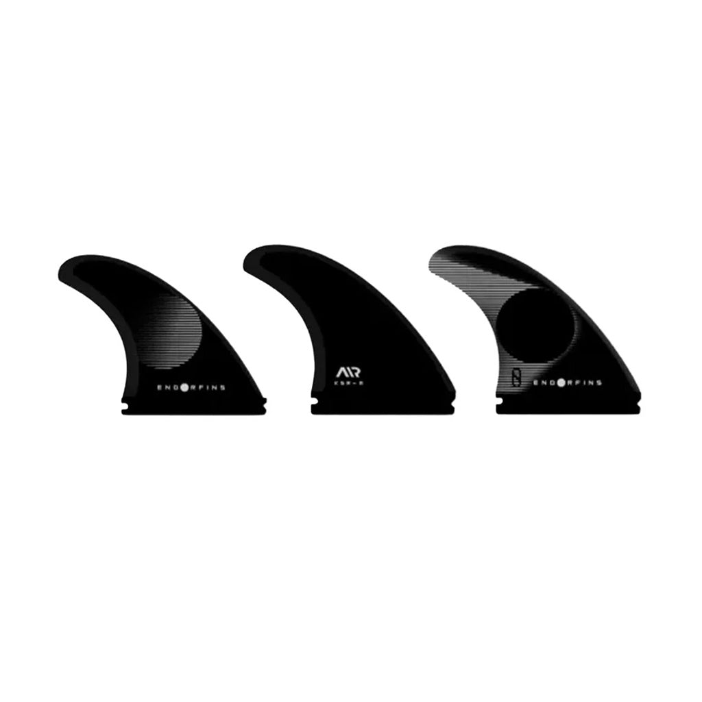 Endorfins x Slater Designs | KSR Rake Medium Tri Fin Set. White