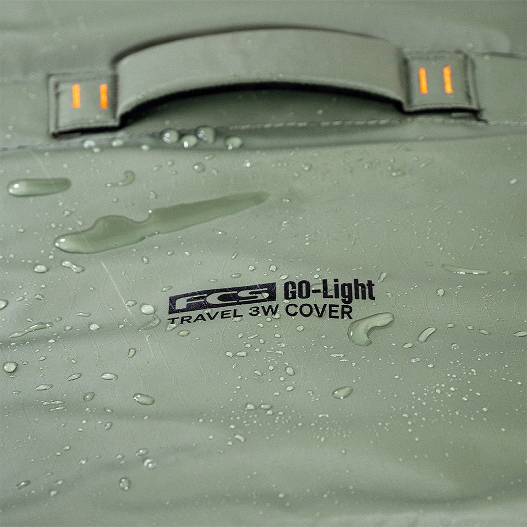 FCS | 6'7" GO-Light Travel 4 Shortboard / Fish Quad Surfboard Cover