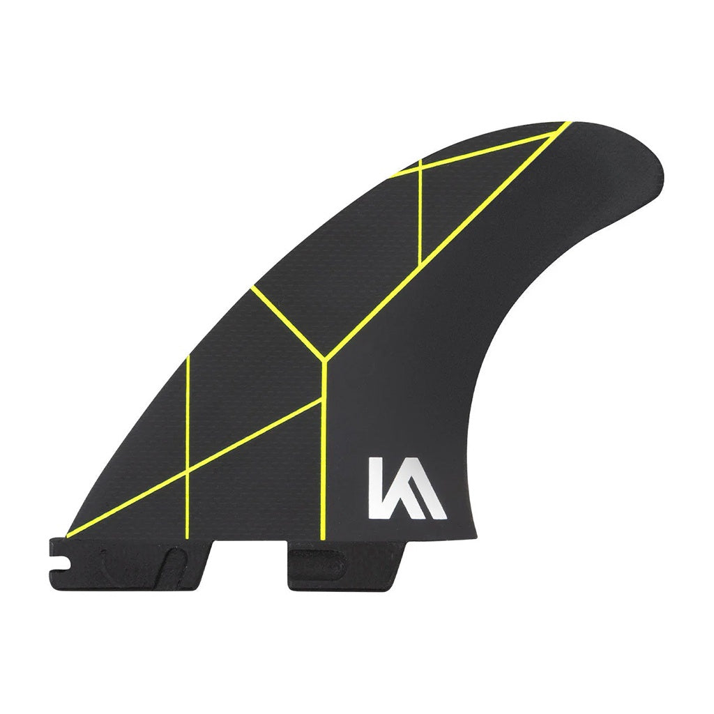 FCS2 x Kolohe Andino | KA Accelerator PC Medium Tri Fin Set. Black / Acid