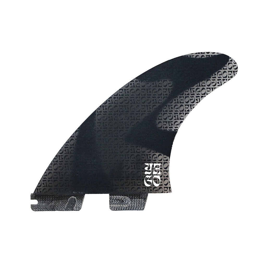 FCS2 x Yago Dora | YD Athlete Series Carver PG Medium Tri Fin Set. Smoke
