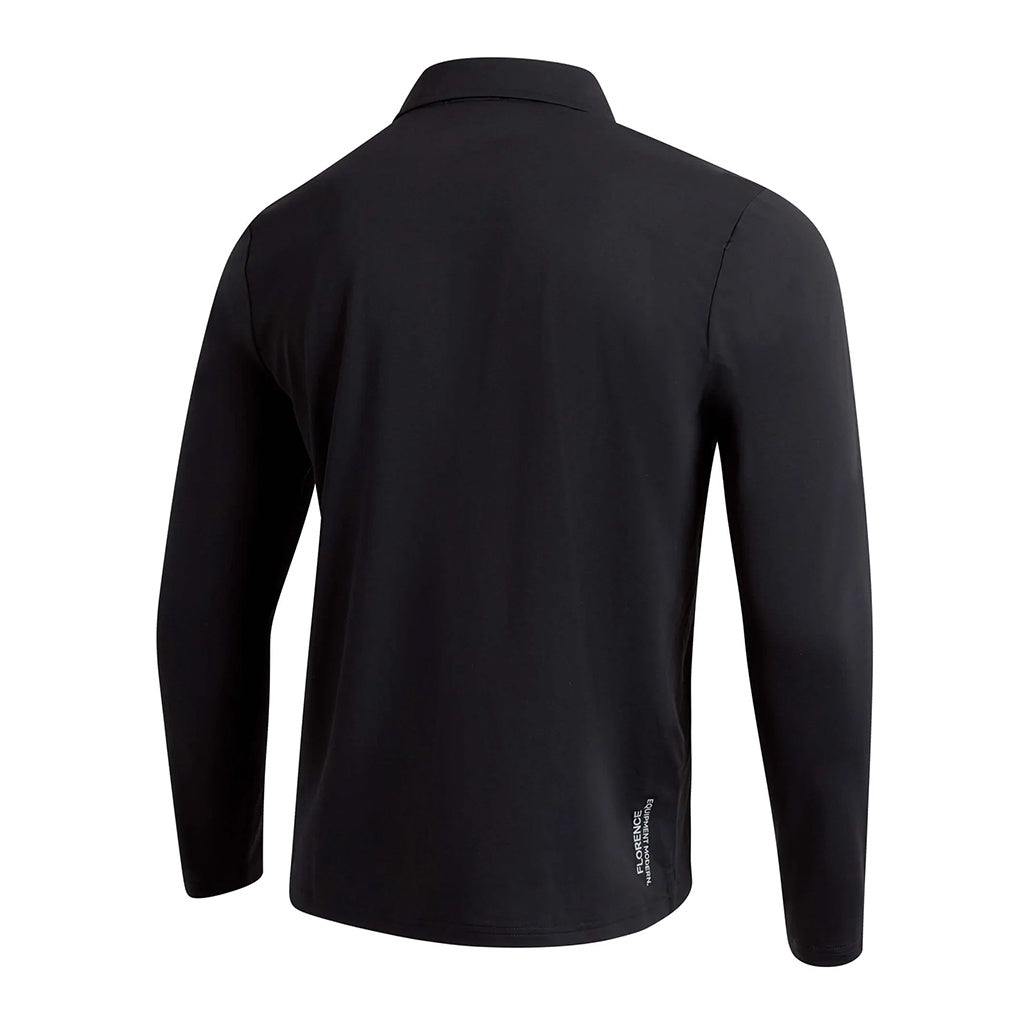 Florence Marine X | FMX Airtex Collared Long Sleeve Shirt. Navy