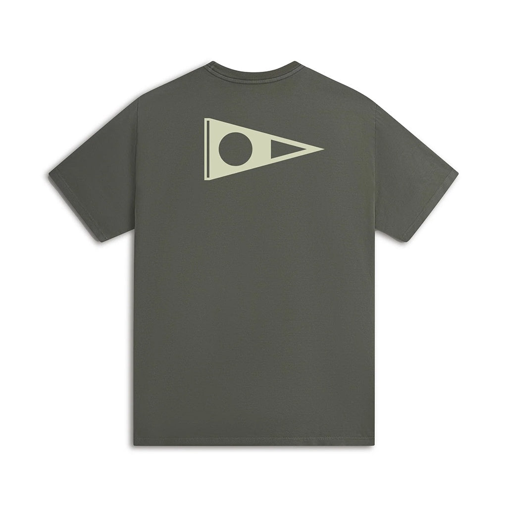 Florence Marine X | FMX Crew Short Sleeve T-Shirt. Moss Grey