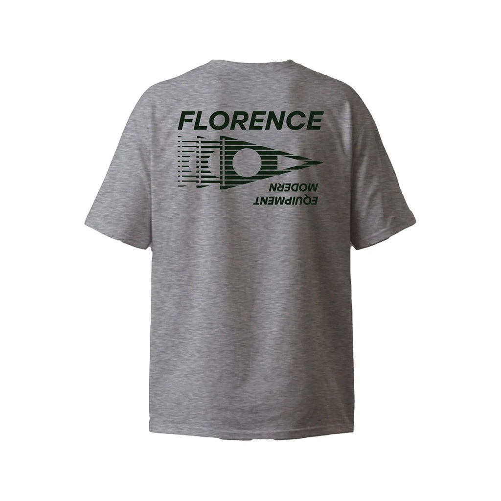 Florence Marine X | FMX Doppler Short Sleeve T-Shirt. Heather Grey