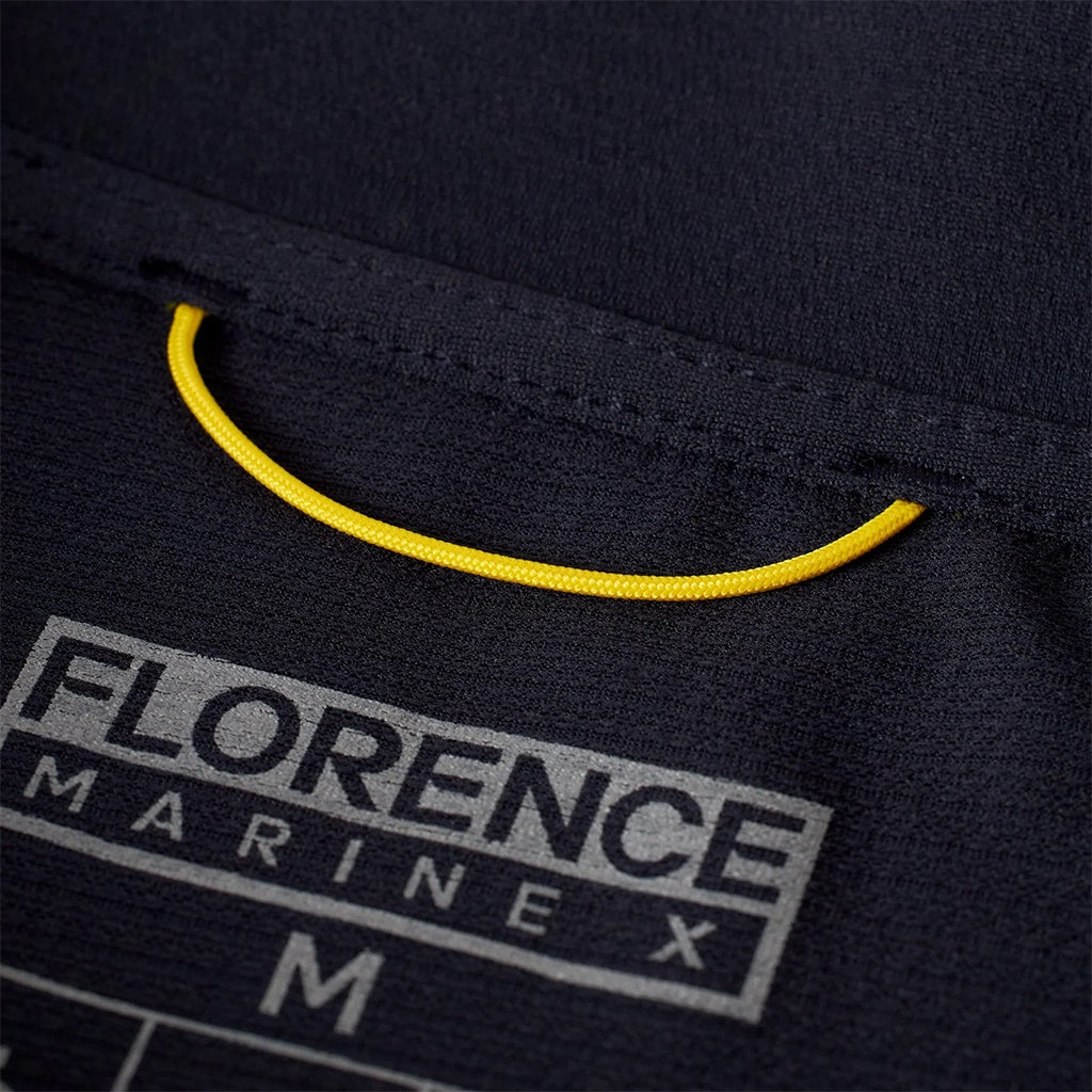 Florence Marine X | Fmx Airtex Long Sleeve Hooded Rash Shirt. Heather Charcoal