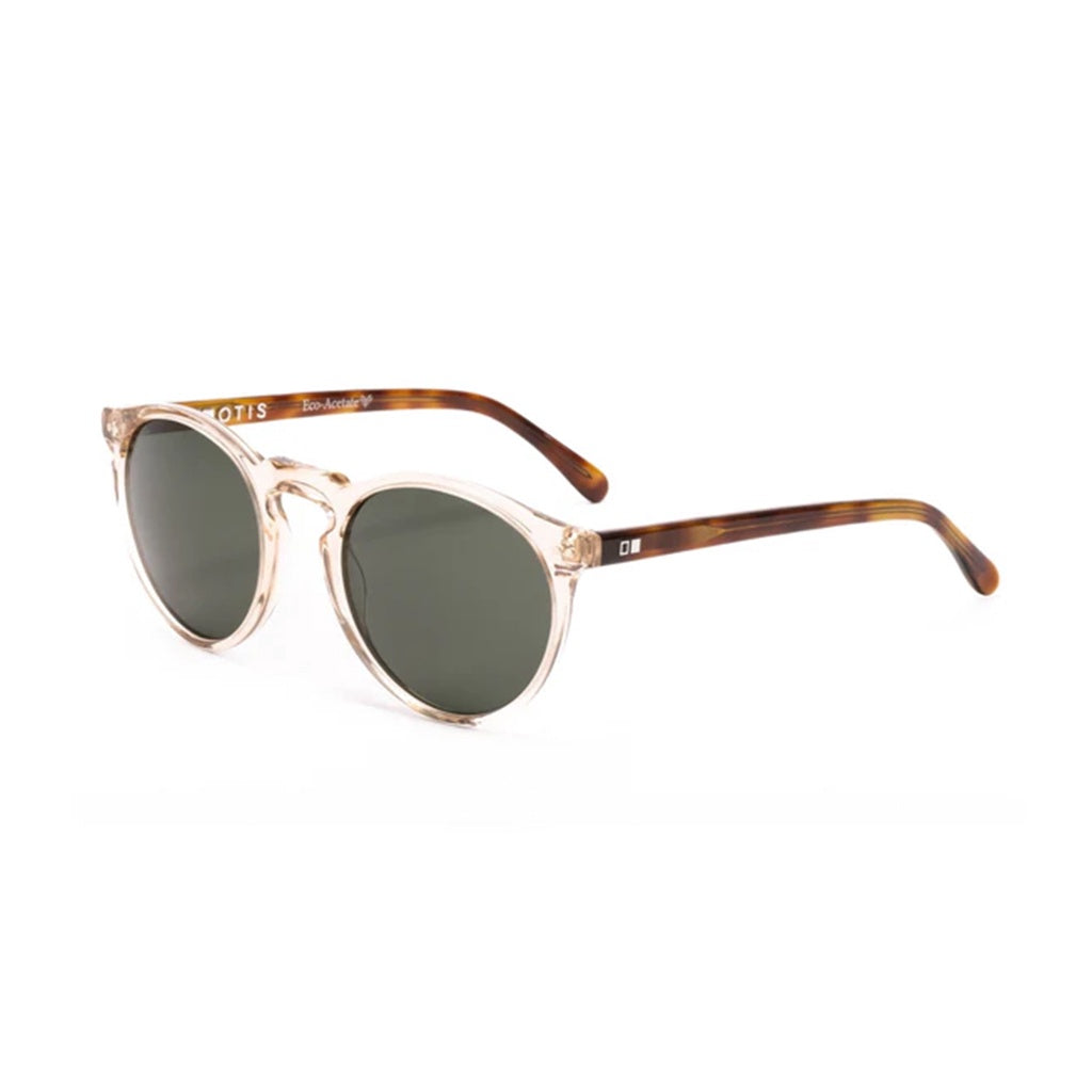 Otis | Omar X Sunglasses. Eco Crystal Pebble-Havana Zinnia/Grey Polarised