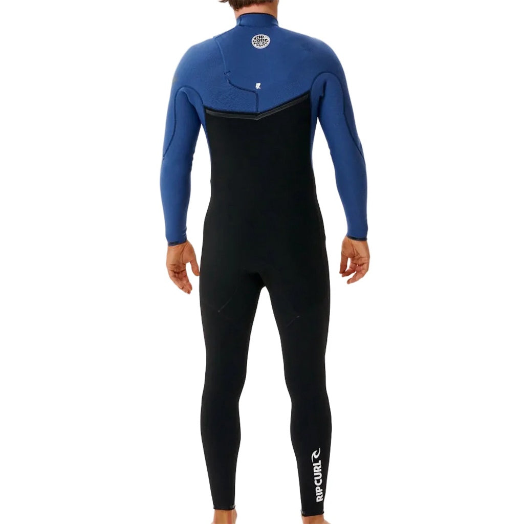RIP CURL | E-BOMB 3/2MM CHEST ZIP LONG SLEEVE STEAMER. NAVY