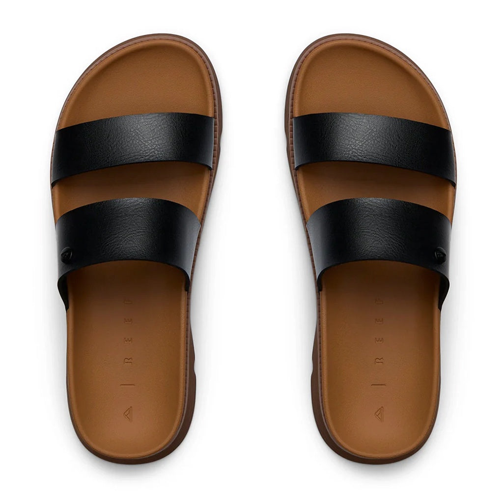 Reef | Ladies Vista Luxe Thea Slides. Black Tan