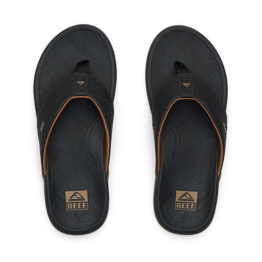 Reef | Mens Offshore Thongs. Black / Gum
