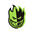 Spitfire | Bighead Fill Two-Tone Sticker. 5.5cm x 7.5cm