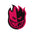 Spitfire | Bighead Fill Two-Tone Sticker. 5.5cm x 7.5cm