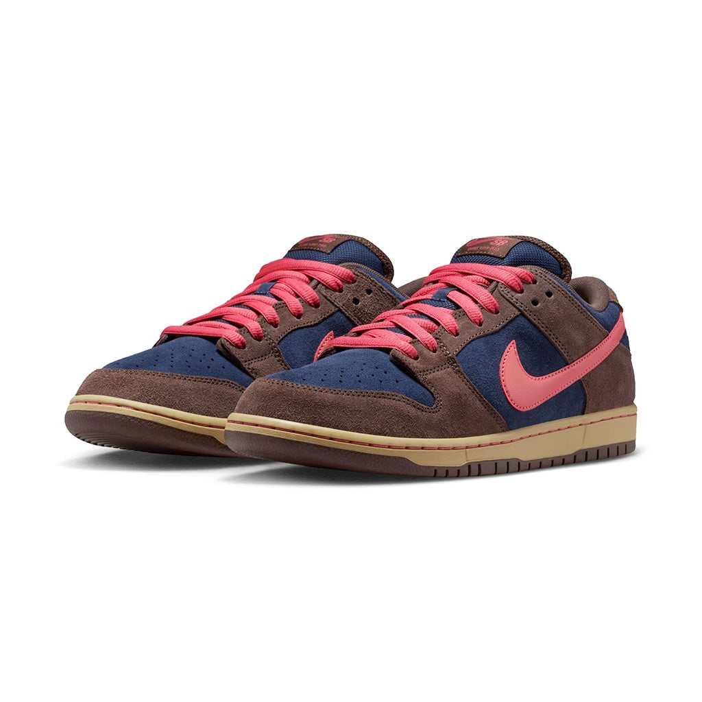Nike SB | Dunk Low Pro Skate Shoes. Baroque Brown/Midnight Navy