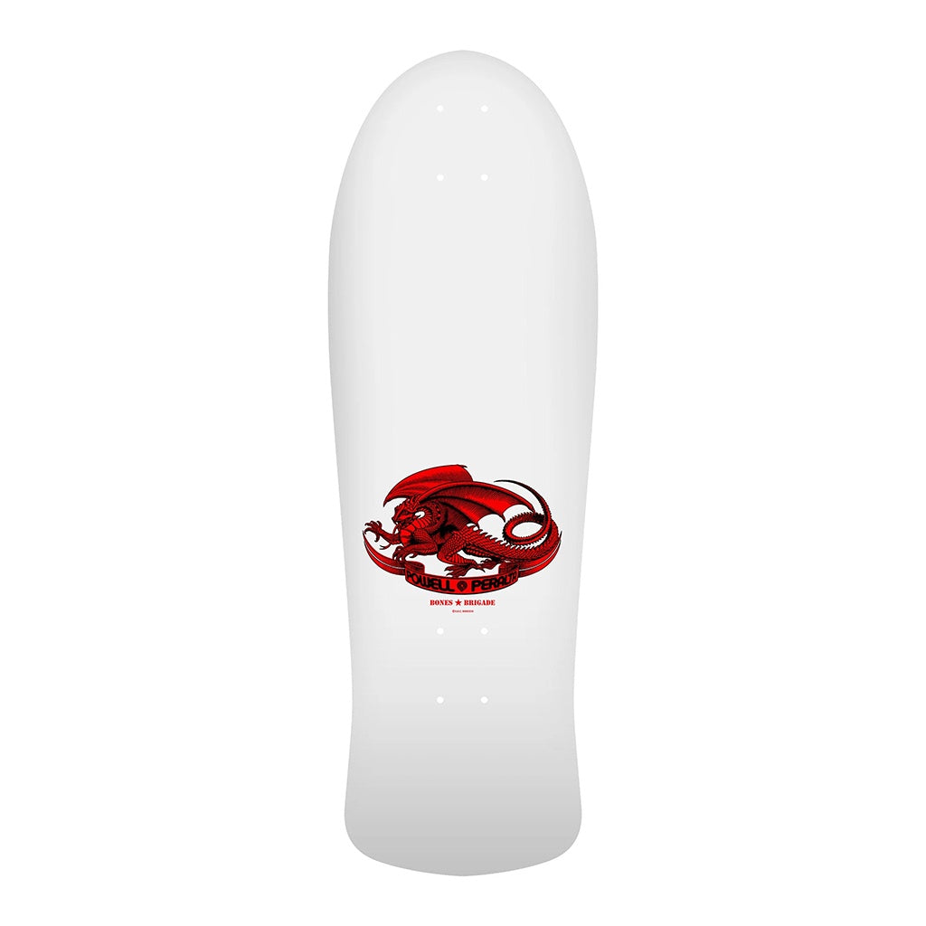 Powell Peralta x Bones Brigade x Lance Mountain | Future Primitive Series 17 Limited Reissue Skateboard Deck. Pearl White / 10" x 30.75"