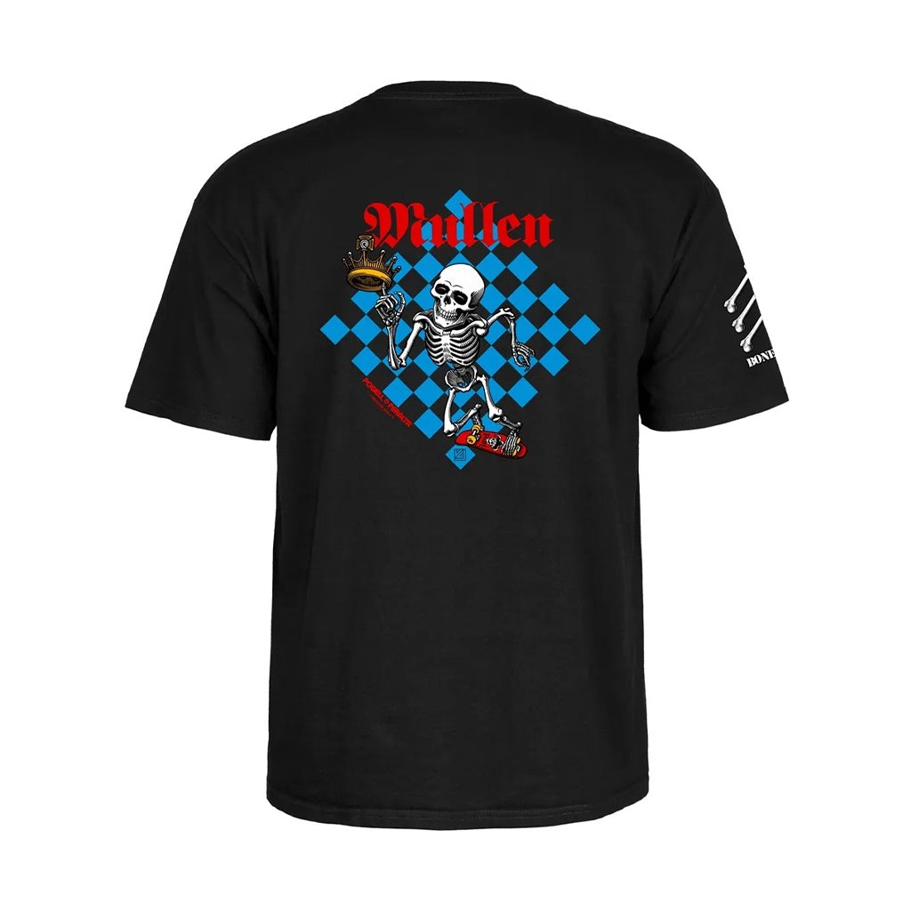 Powell Peralta x Rodney Mullen | BB Series 17 Rodney Mullen Chess Short Sleeve Tee. Black