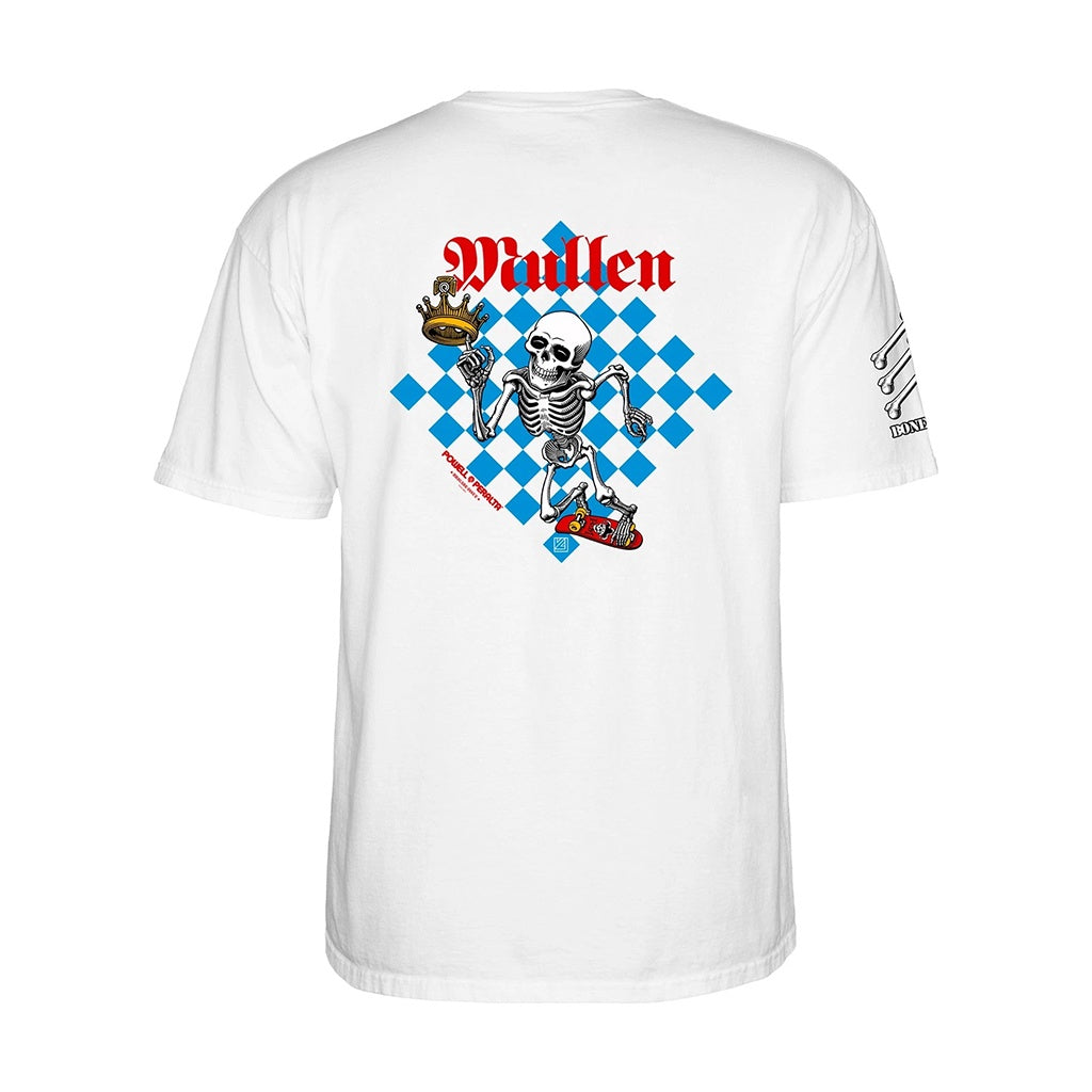 Powell Peralta x Rodney Mullen | BB Series 17 Rodney Mullen Chess Short Sleeve Tee. White