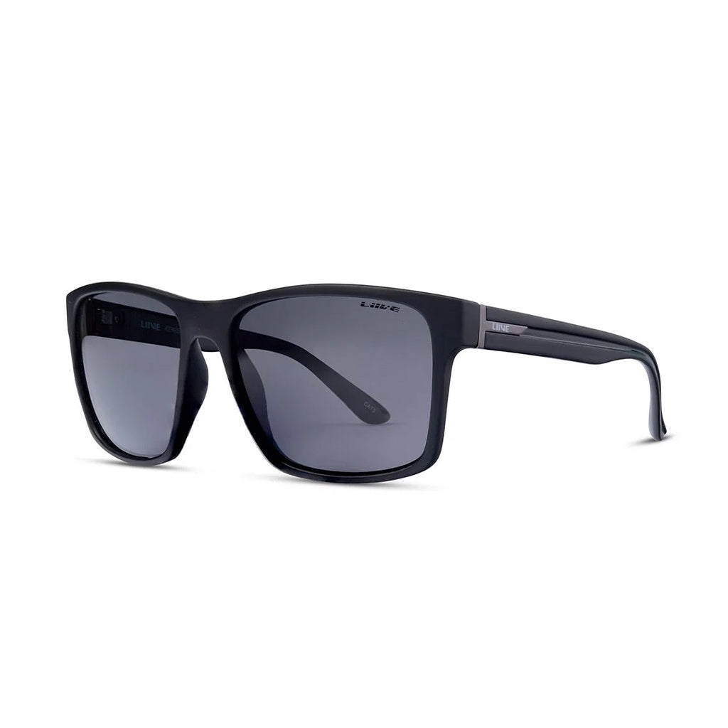 LIIVE | Kerrbox Polarised Twin Blacks Sunglasses. Matte Black/Smoke Polarised