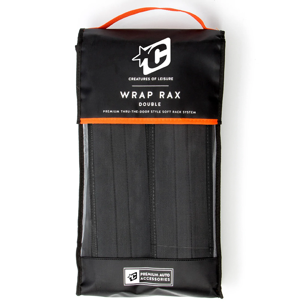 Creatures of Leisure | Double Wrap Rax Soft Racks for 2 - 6 Surfboards. Black/Orange Available Online and in Store at Momentum Skateshop In Cottesloe, Western Australia. Shop Online Now: www.momentumskate.com.au