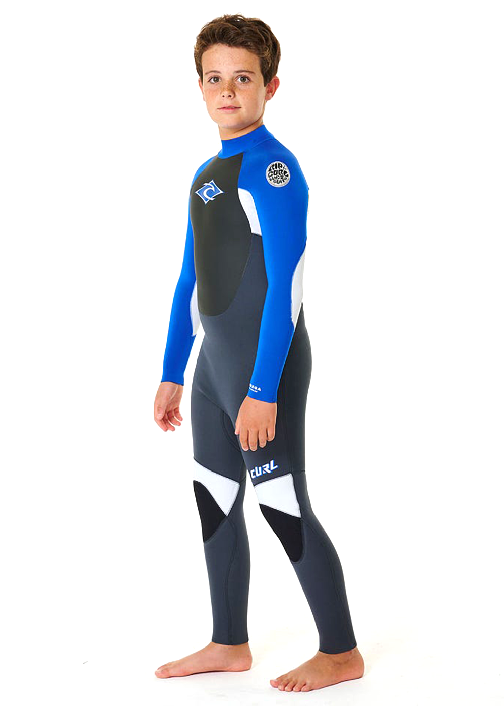 RIP CURL  | JUNIOR OMEGA 3/2 GBS STEAMER. BLUE