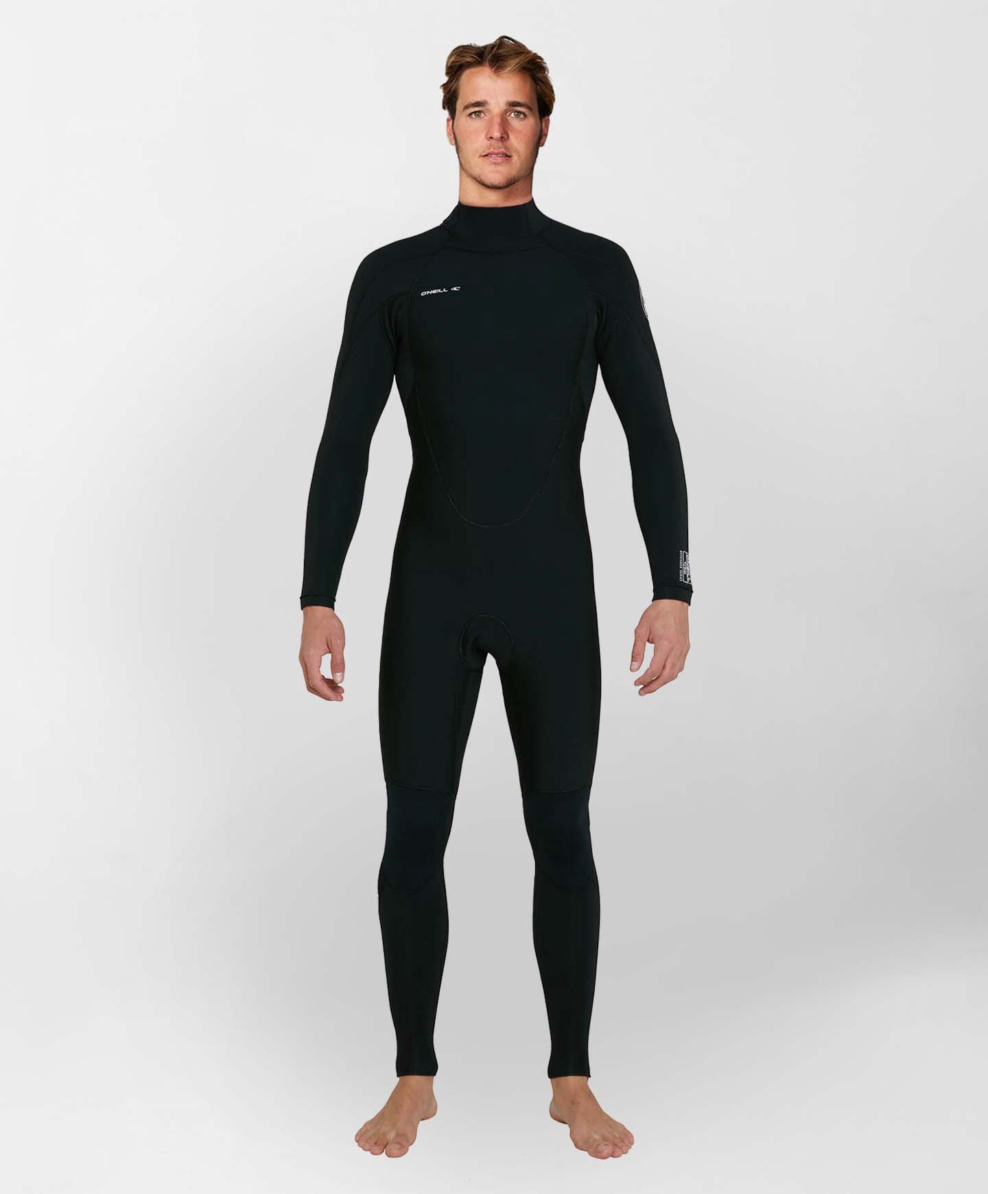 O'NEILL | DEFENDER BACK ZIP 3/2MM FULL STEAMER. BLACK/BLACK/BLACK