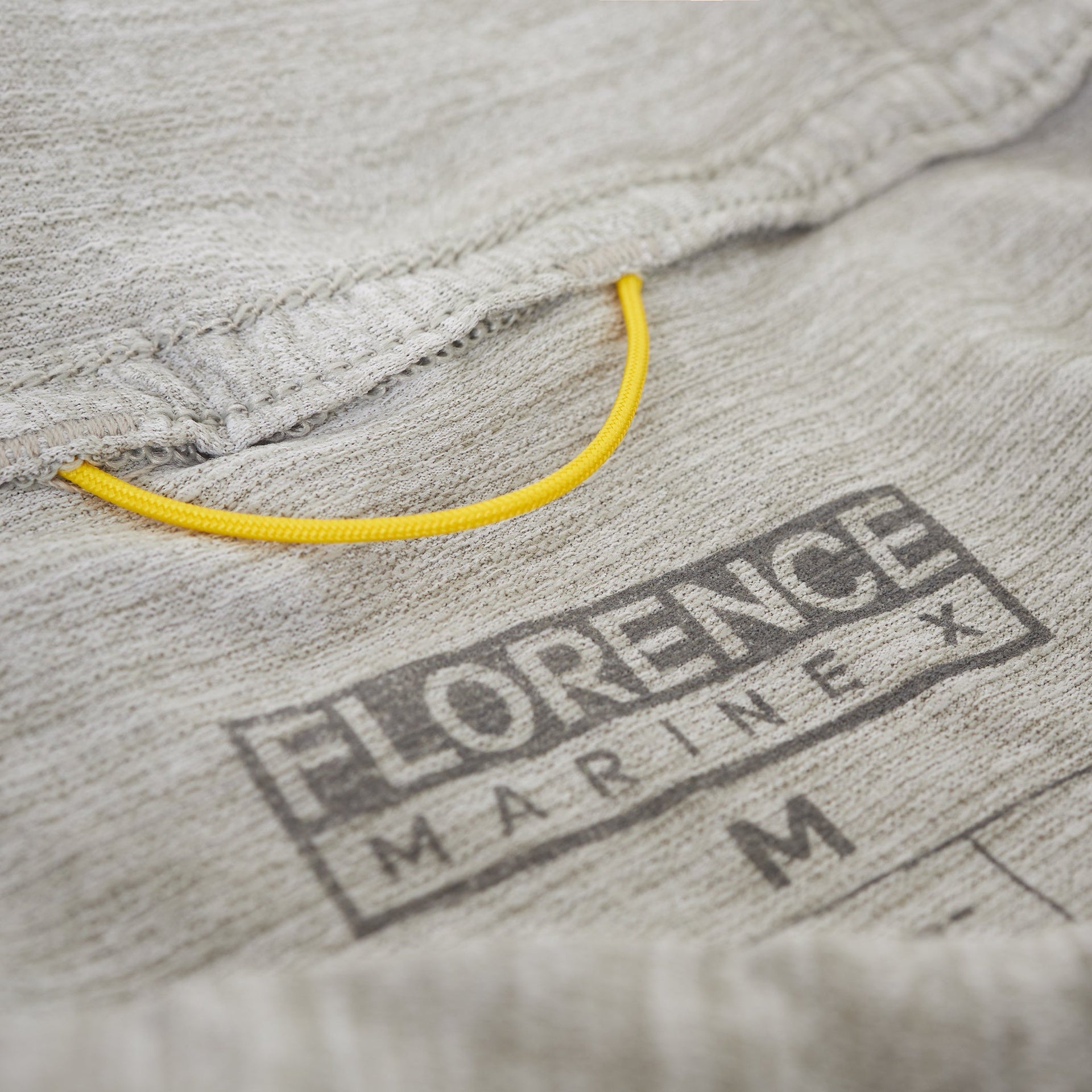 Florence Marine X | FMX Airtex Long Sleeve Hooded UPF30+ Surf Shirt. Light Heather Grey