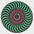 Spitfire | Tri Colour Classic Swirl Die Cut Sticker. 4" x 4"
