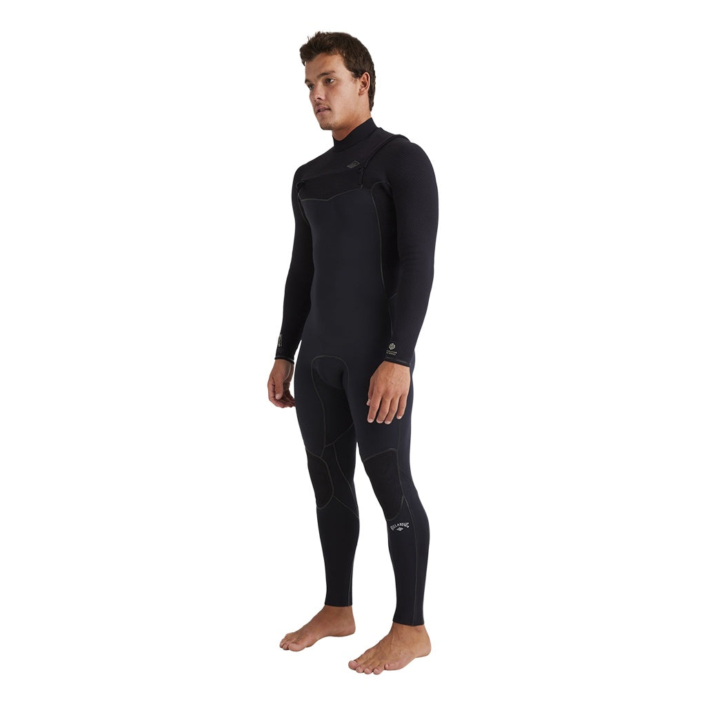 Billabong | Revolution Pro 3/2mm Chest Zip Long Sleeve Steamer Fullsuit Wetsuit. Black