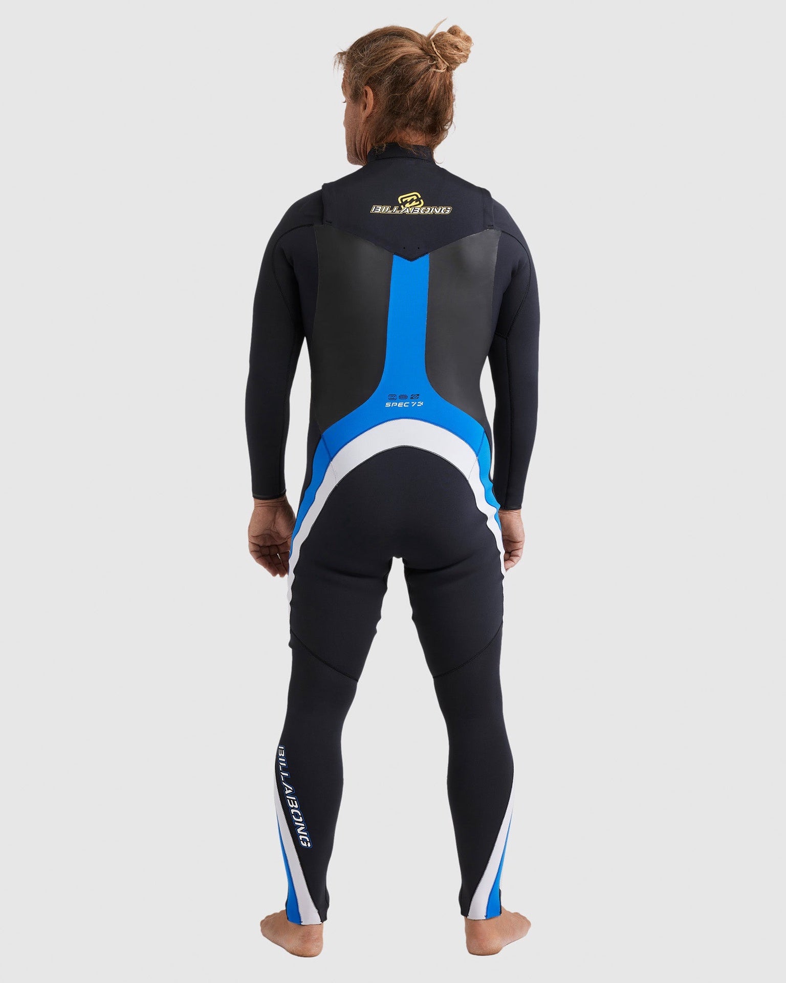 Billabong | Oscillator Natural 3/2mm Back Zip Long Sleeve Steamer Full Suit Wetsuit. Royal