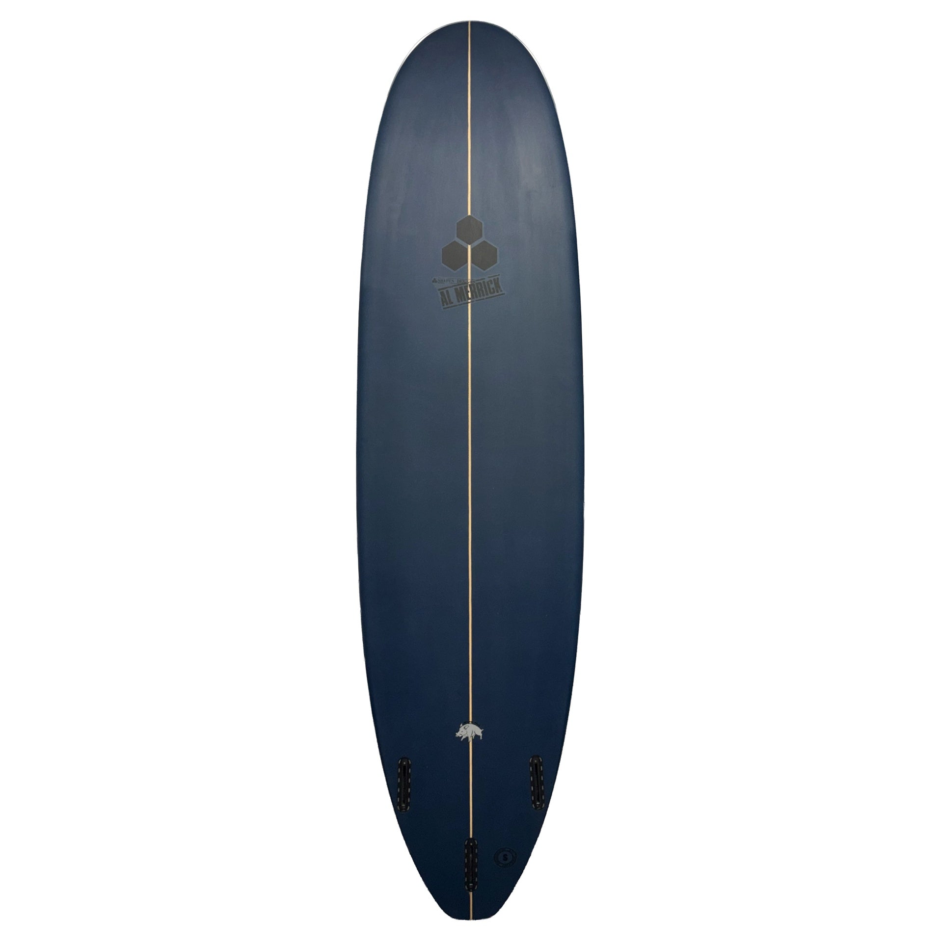 Channel Islands x Al Merrick | The Water Hog Mini Longboard Surfboard. Colour / Spray