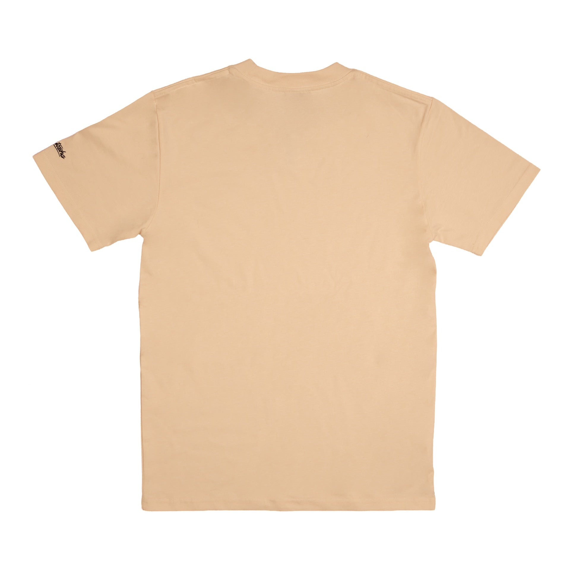 Santosha | Core Arc Classic Short Sleeve Tee. Ecru