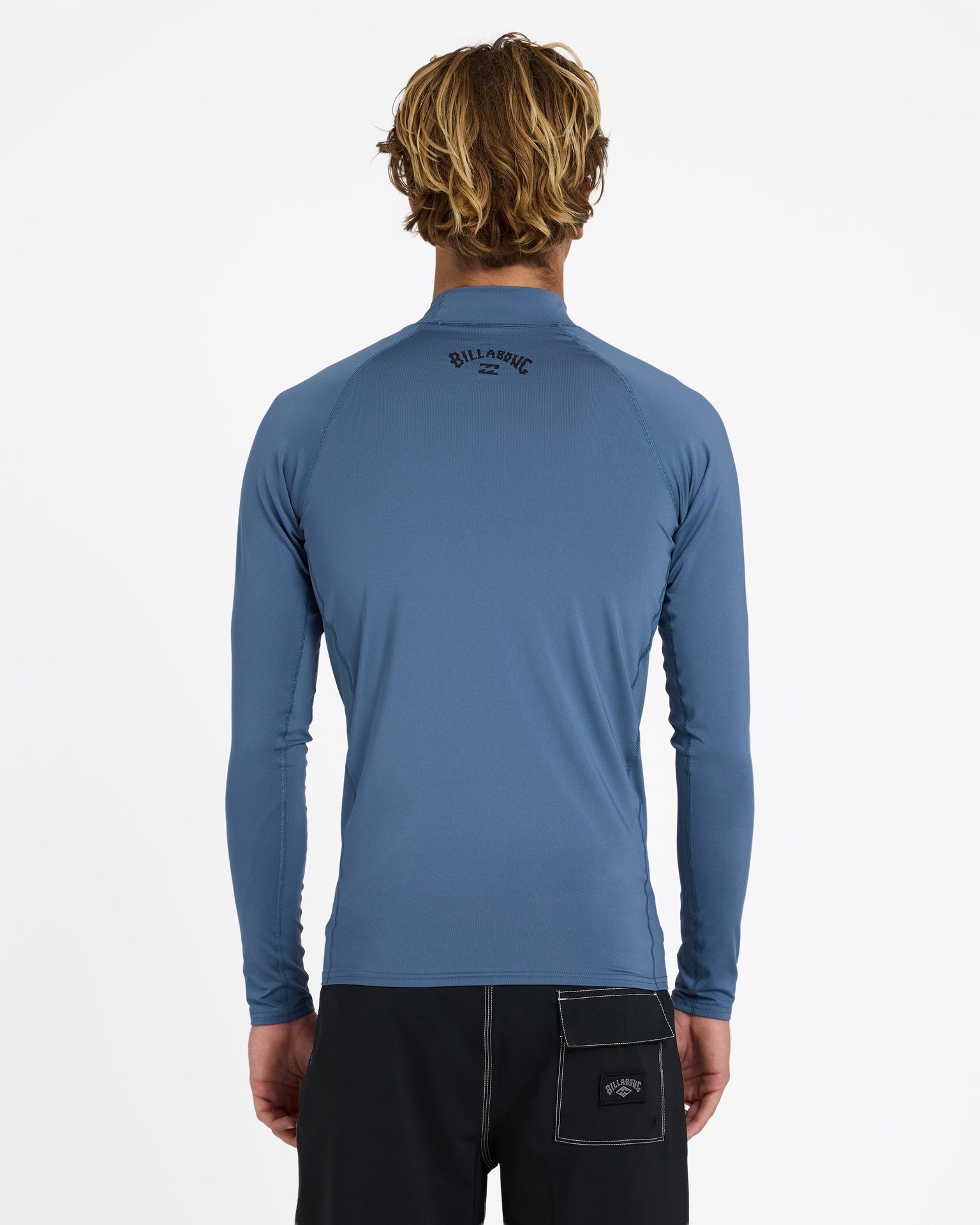 Billabong | All Day Performance Fit Long Sleeve 50+ UPF Rashgaurd. Steel Blue