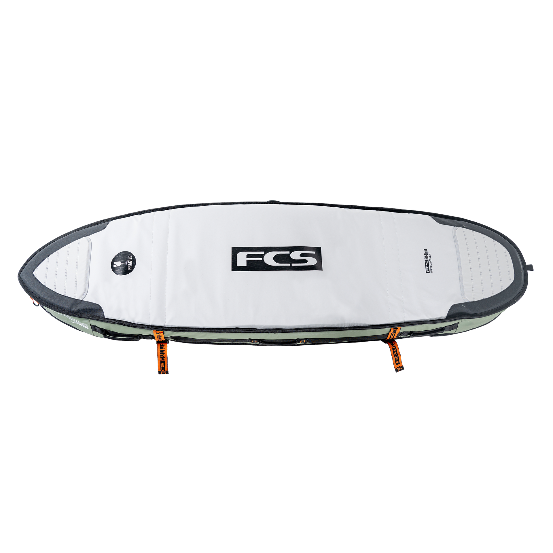 FCS | 6'0" GO-Light Travel 2 Shortboard / Fish Double Surfboard Cover