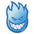 Spitfire | Bighead Fireball Fade Sticker. 4.5" x 6"