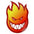 Spitfire | Bighead Fireball Fade Sticker. 4.5" x 6"