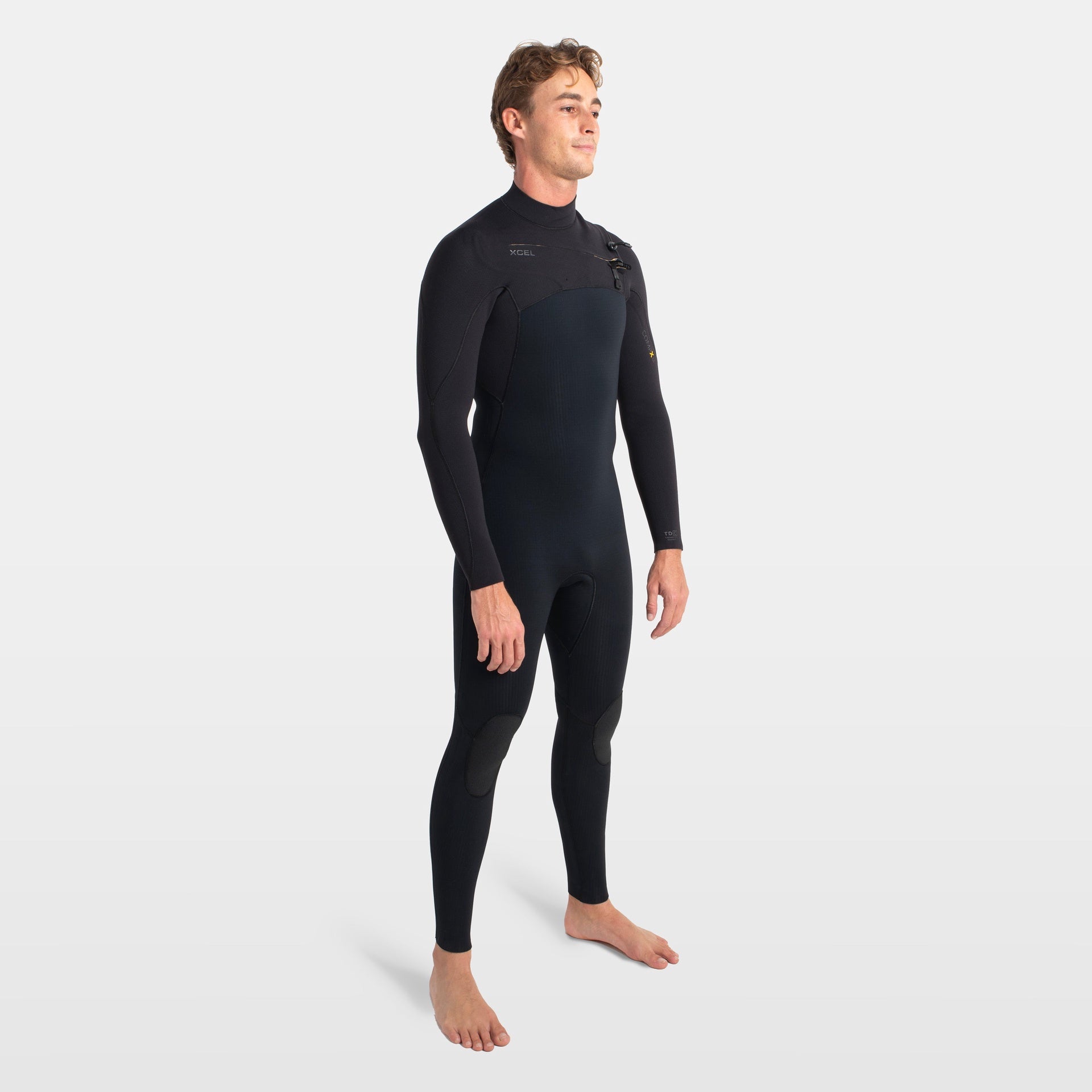 XCEL| Comp X 3/2mm Long Sleeve Steamer. Black