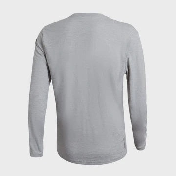 Florence Marine X | FMX Airtex Long Sleeve UPF Performance Surf Shirt. Light Heather Grey