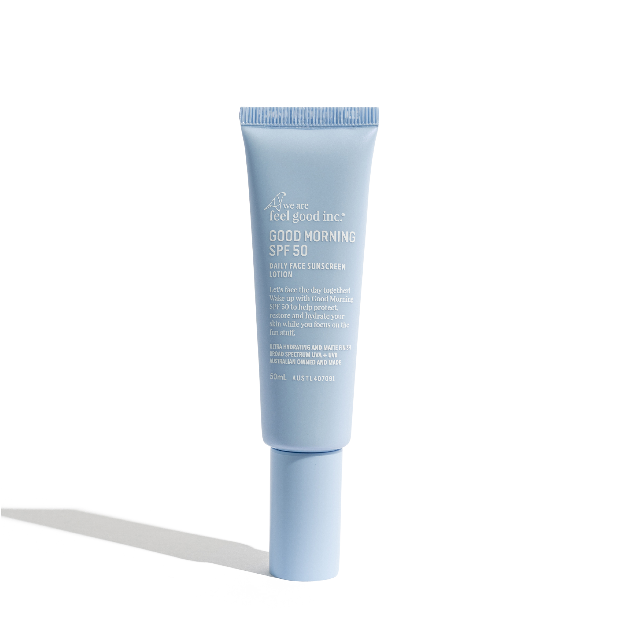 WE ARE FEEL GOOD INC | GOOD MORNING DAILY FACE SUNSCREEN LOTION. SPF50+ / 50ML
