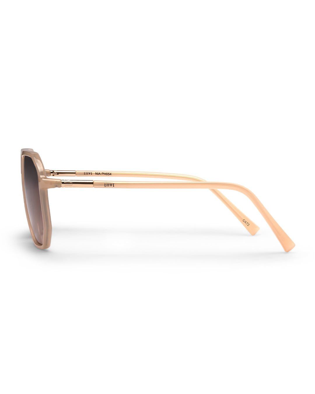 LIIVE | Nia Sunglasses. Butterscotch / Brown Gradient Lenses
