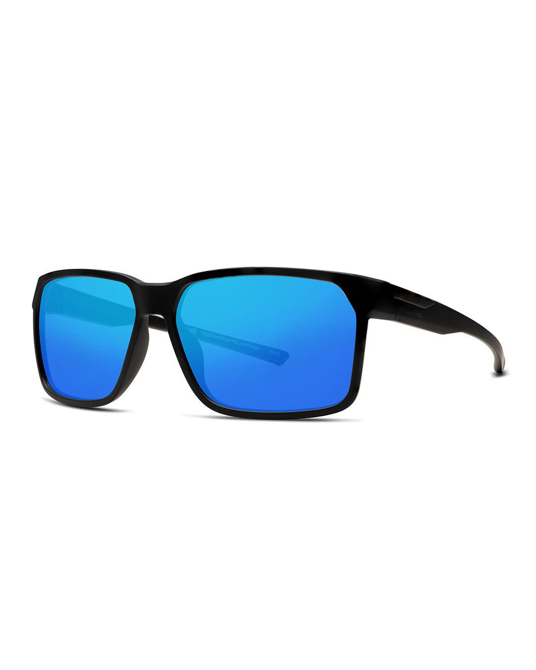 LIIVE | Tazer Sunglasses. Matte Black / Blue Mirror Polarised