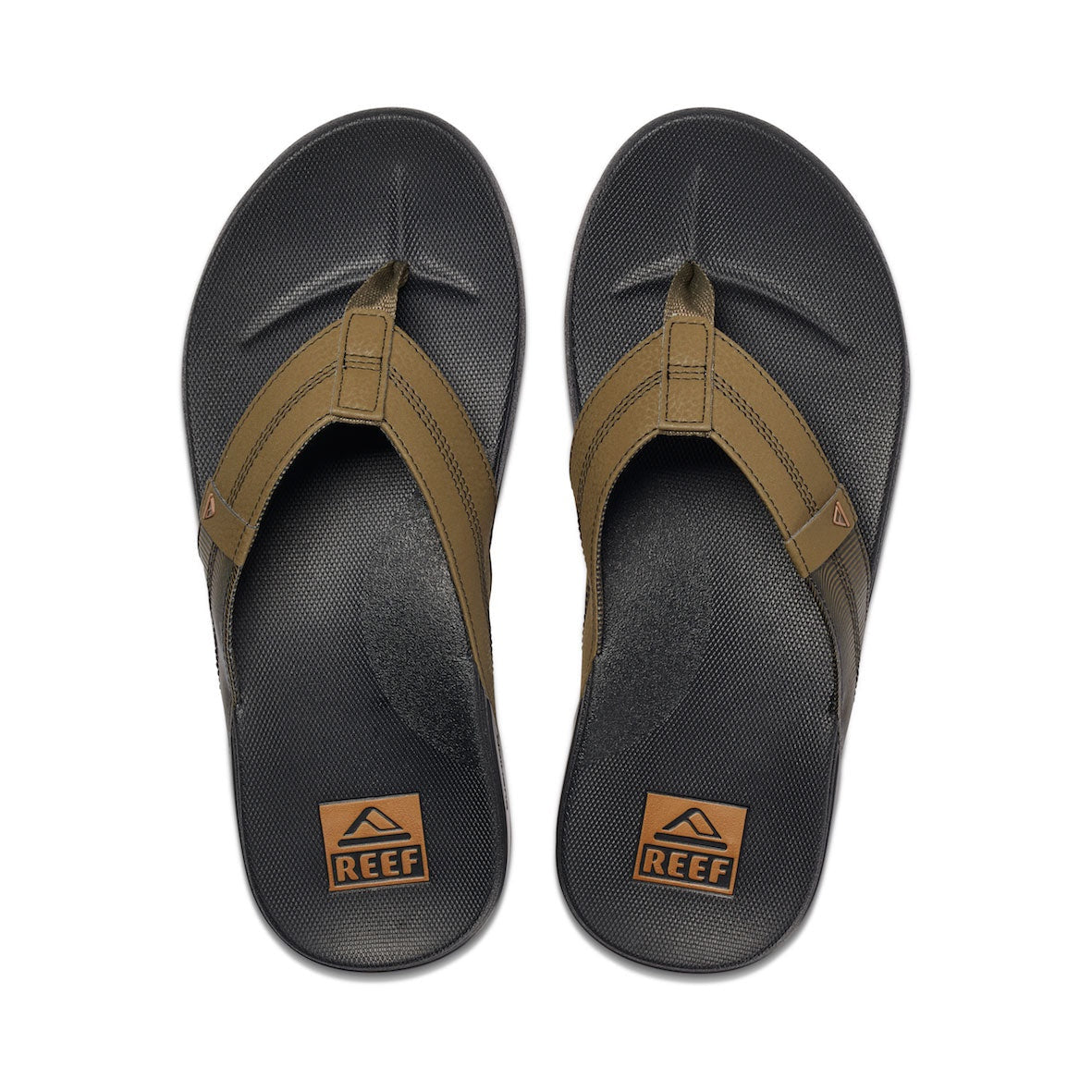 Reef | Cushion Phantom 2.0 Thongs / Sandals. Olive / Gum