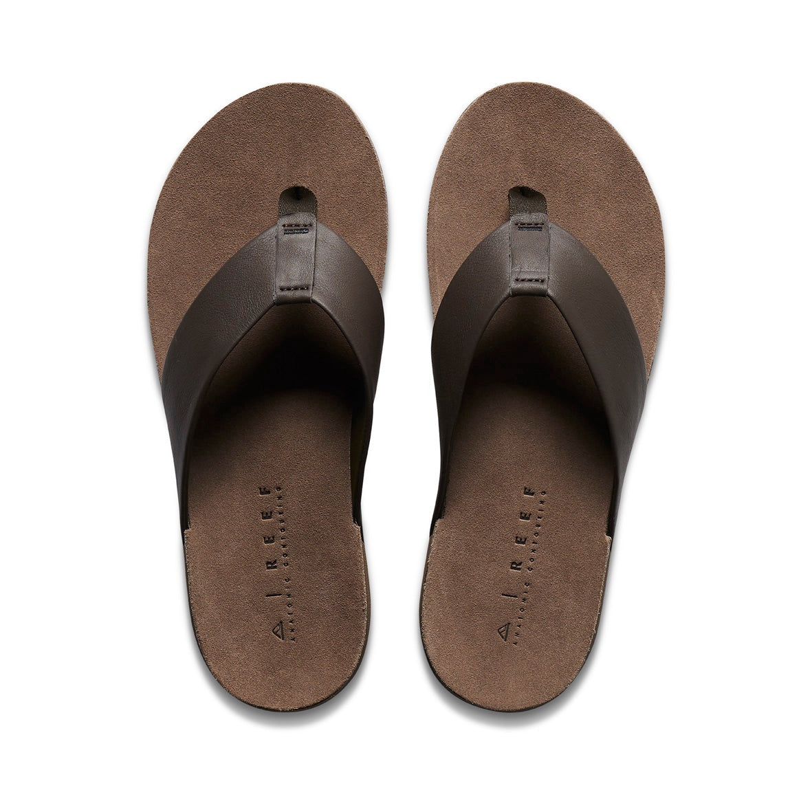 REEF | OJAI THONGS / SANDALS . BROWN LEATHER
