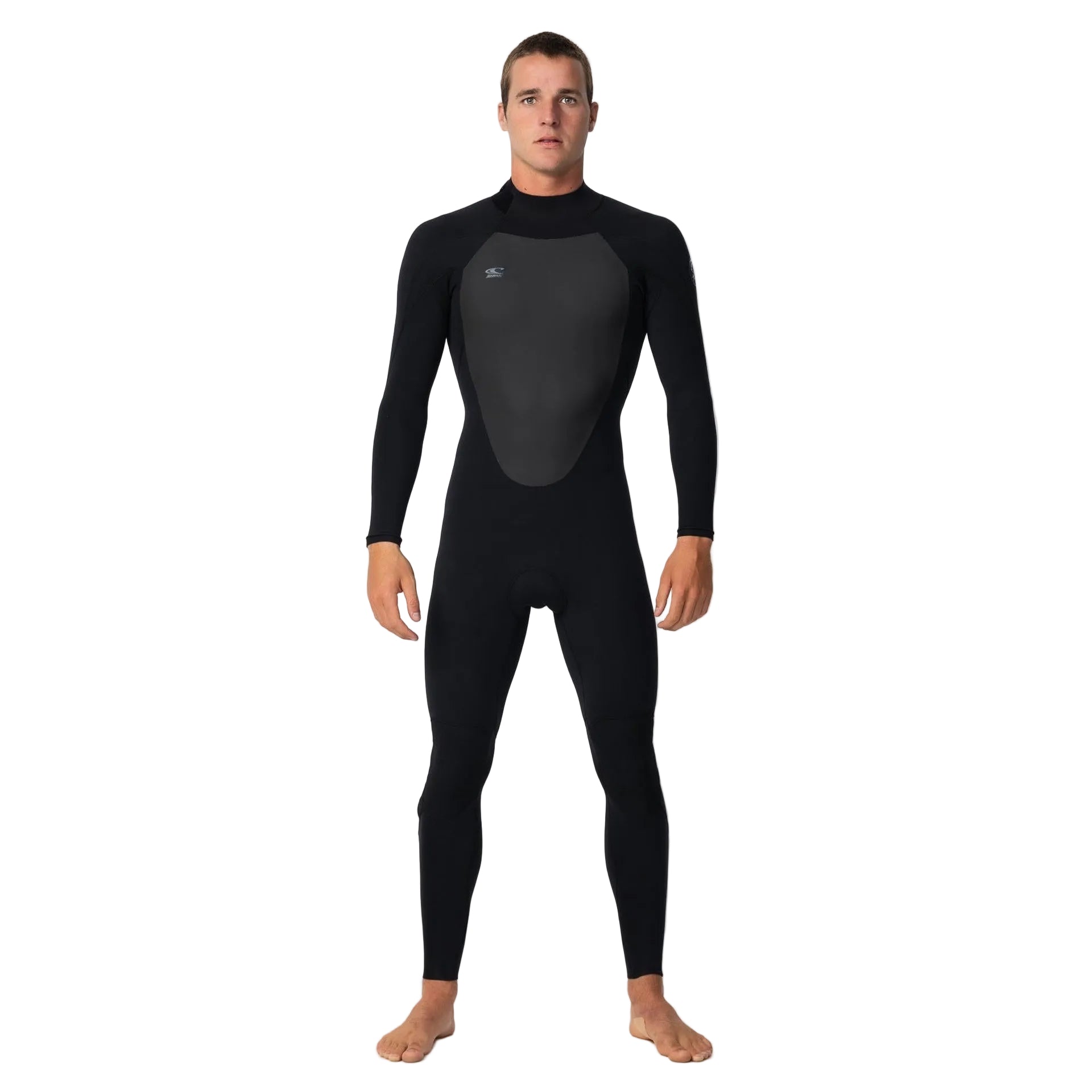 O'NEILL | DEFENDER 3/2MM GBS BACK ZIP LONG SLEEVE STEAMER. BLACK