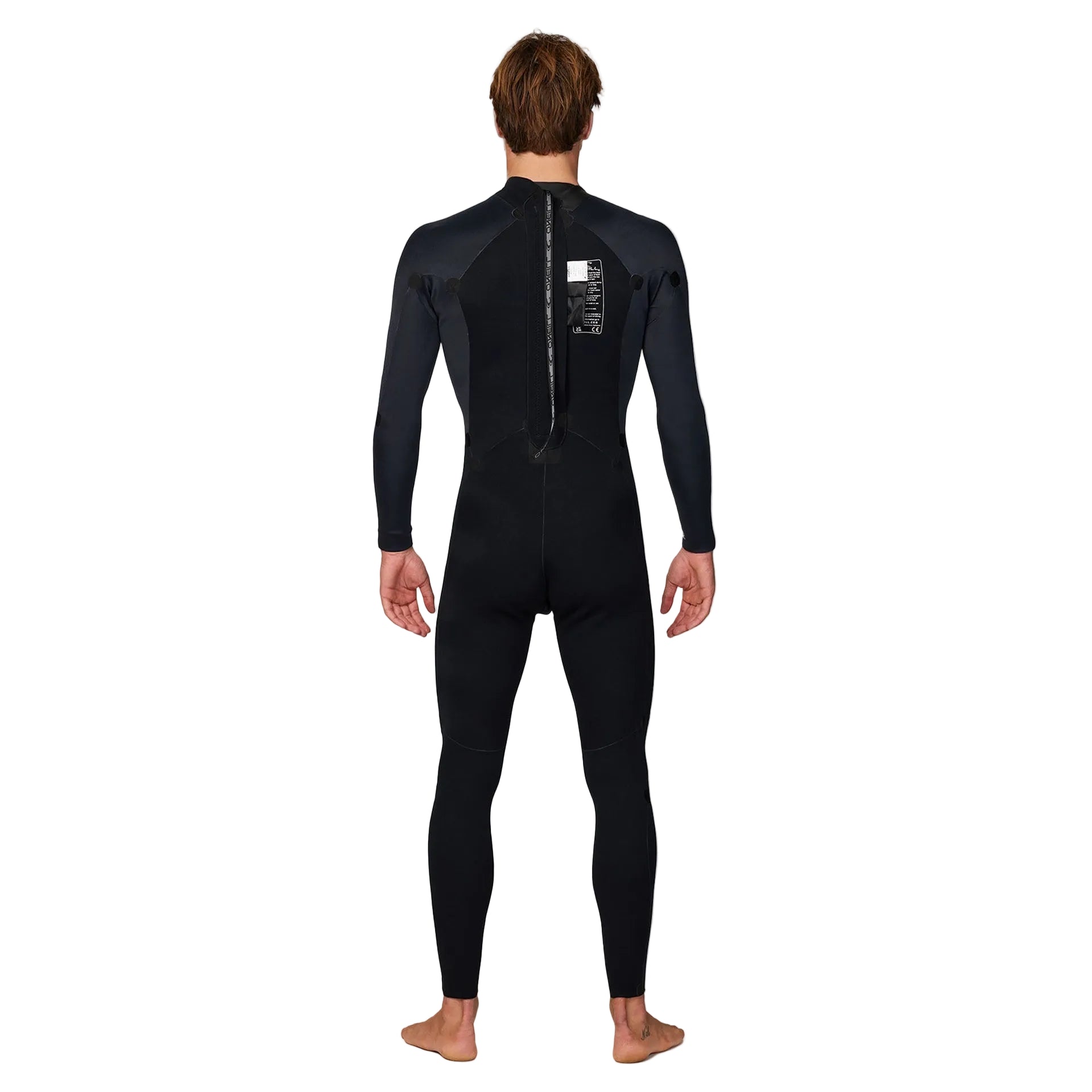 O'NEILL | REACTOR 2 3/2MM GBS BACK ZIP LONG SLEEVE STEAMER. BLACK