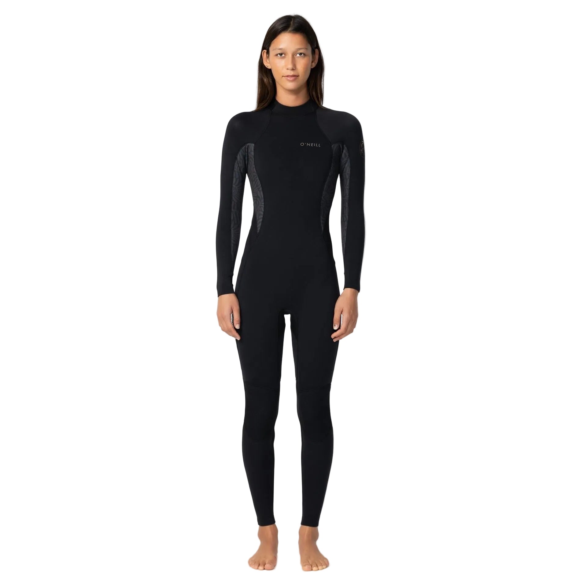 O'NEILL | LADIES BAHIA 3/2MM BACK ZIP LONG SLEEVE STEAMER. PALM MIRAGE