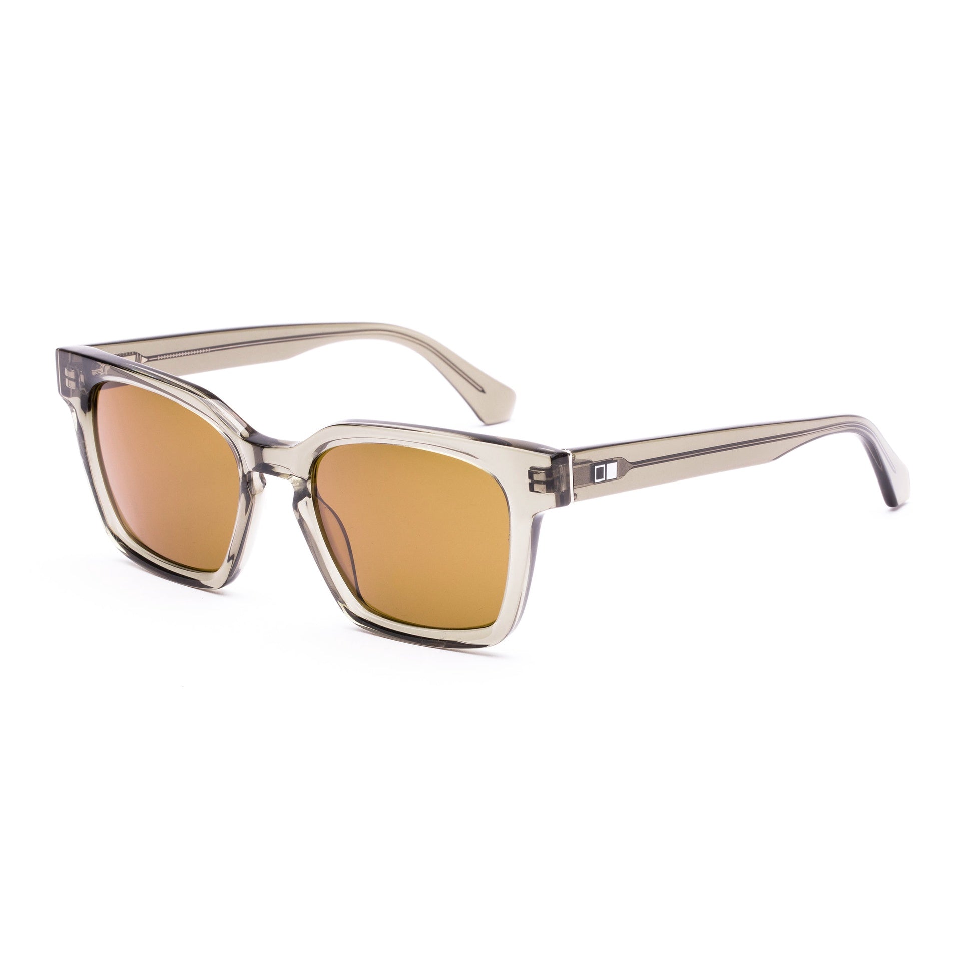 Otis | Interlude Sunglasses. Eco Crystal Fern / Brown Polarised