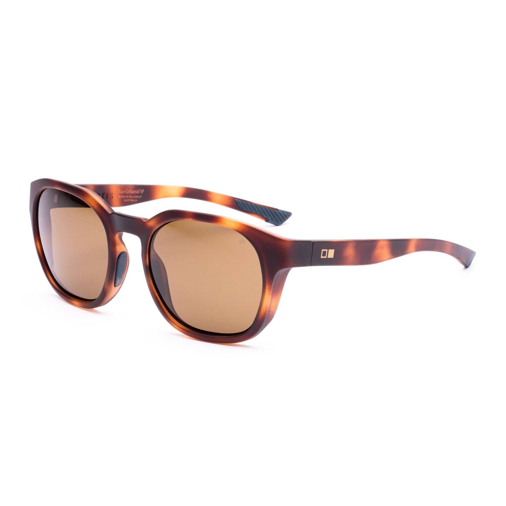 Otis | Offset Sport Sunglasses. Matte Amberwood Tortoise/Brown Polarised
