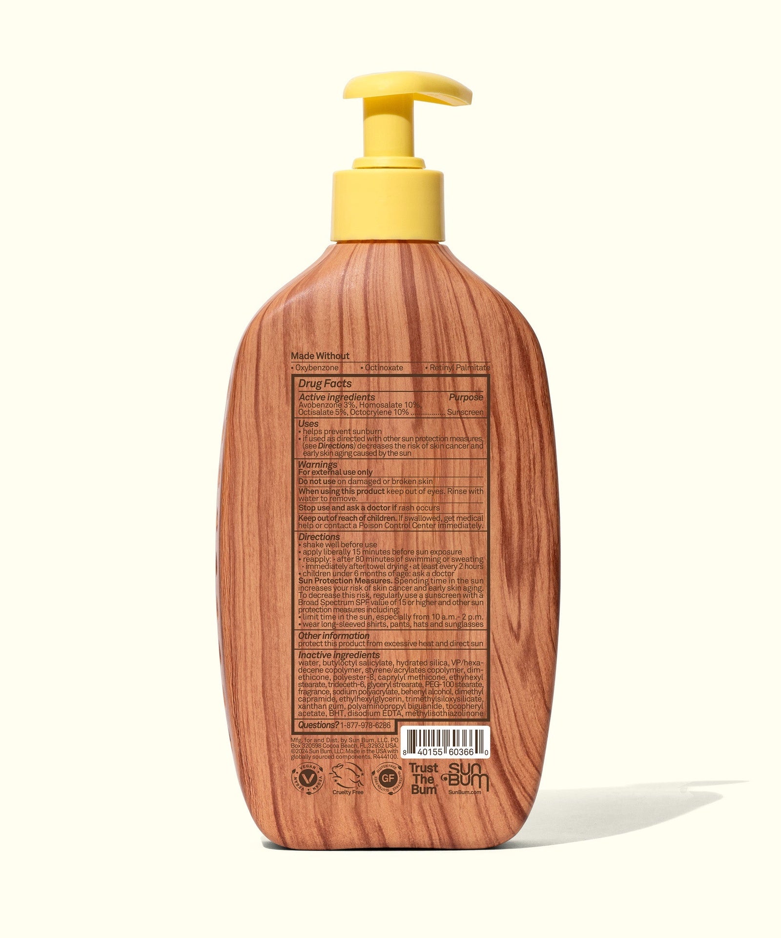 Sun Bum | Original SPF 50+ Premium moisturising Sunscreen Lotion. 473ml