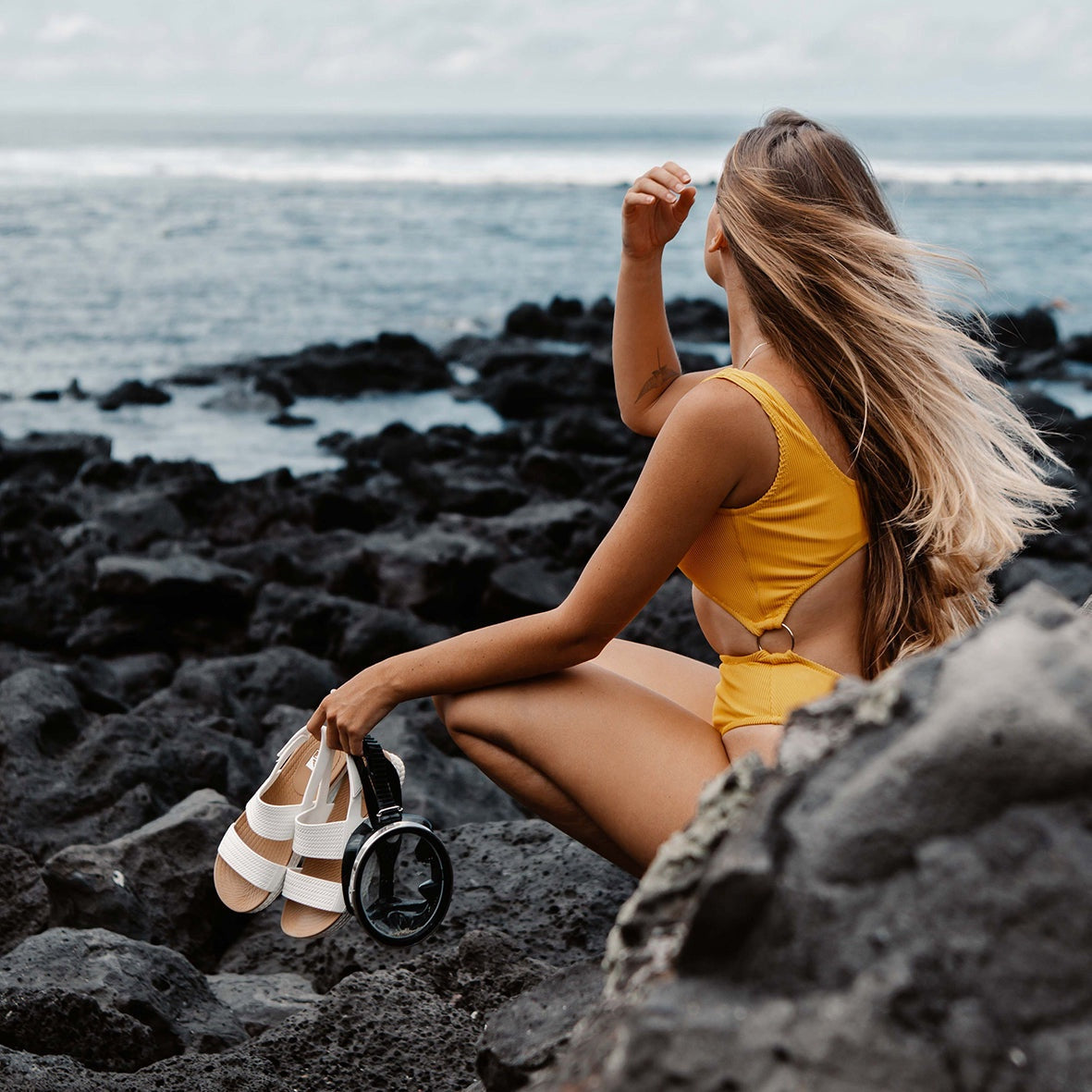 REEF | GIRLS LITTLE WATER VISTA SANDALS. WTA