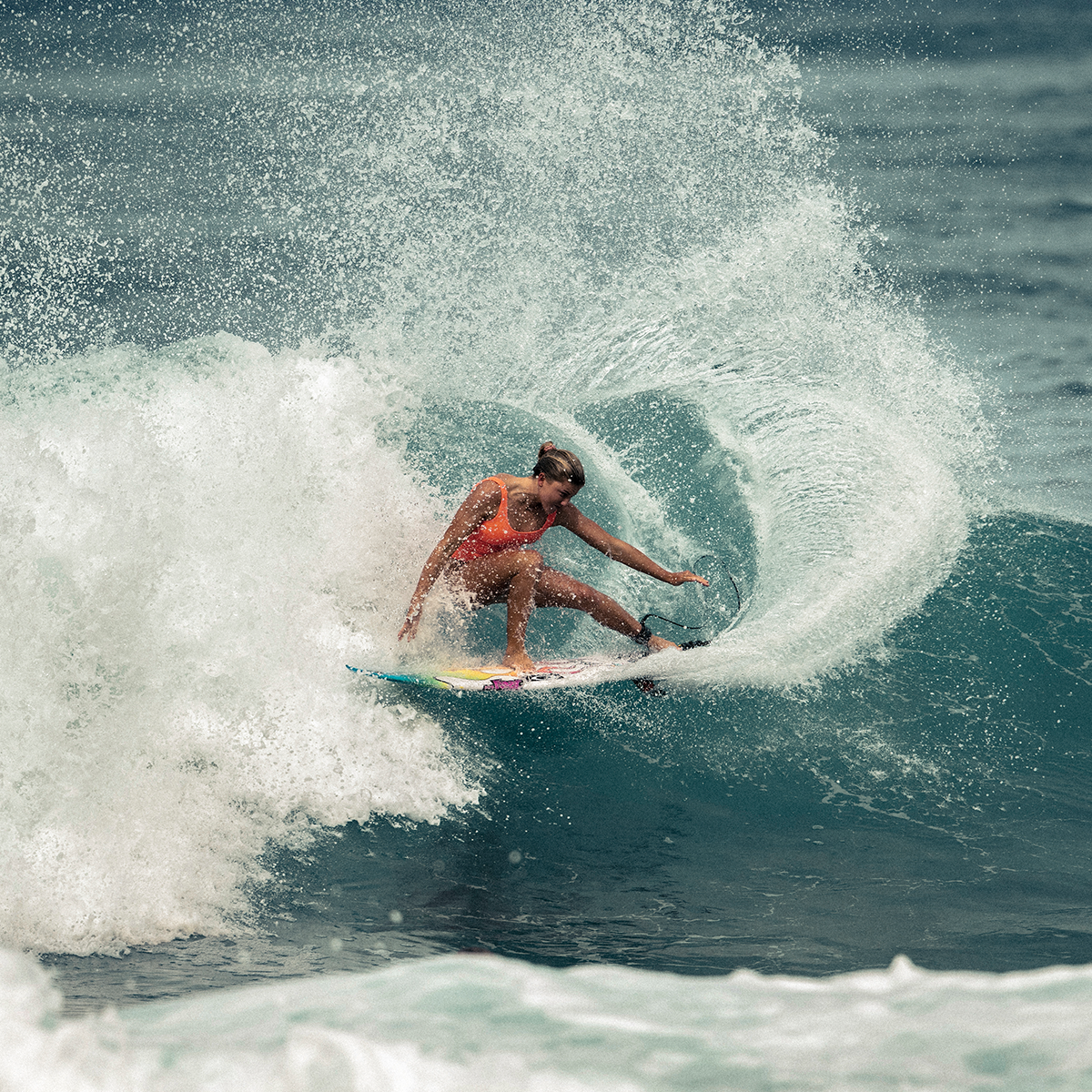 FCS2 x Matt Biolos | Mayhem Driver Carver PCC AirCore Small Tri Fin Set. Red