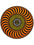 Spitfire | Tri Colour Classic Swirl Die Cut Sticker. 4" x 4"