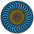 Spitfire | Tri Colour Classic Swirl Die Cut Sticker. 4" x 4"